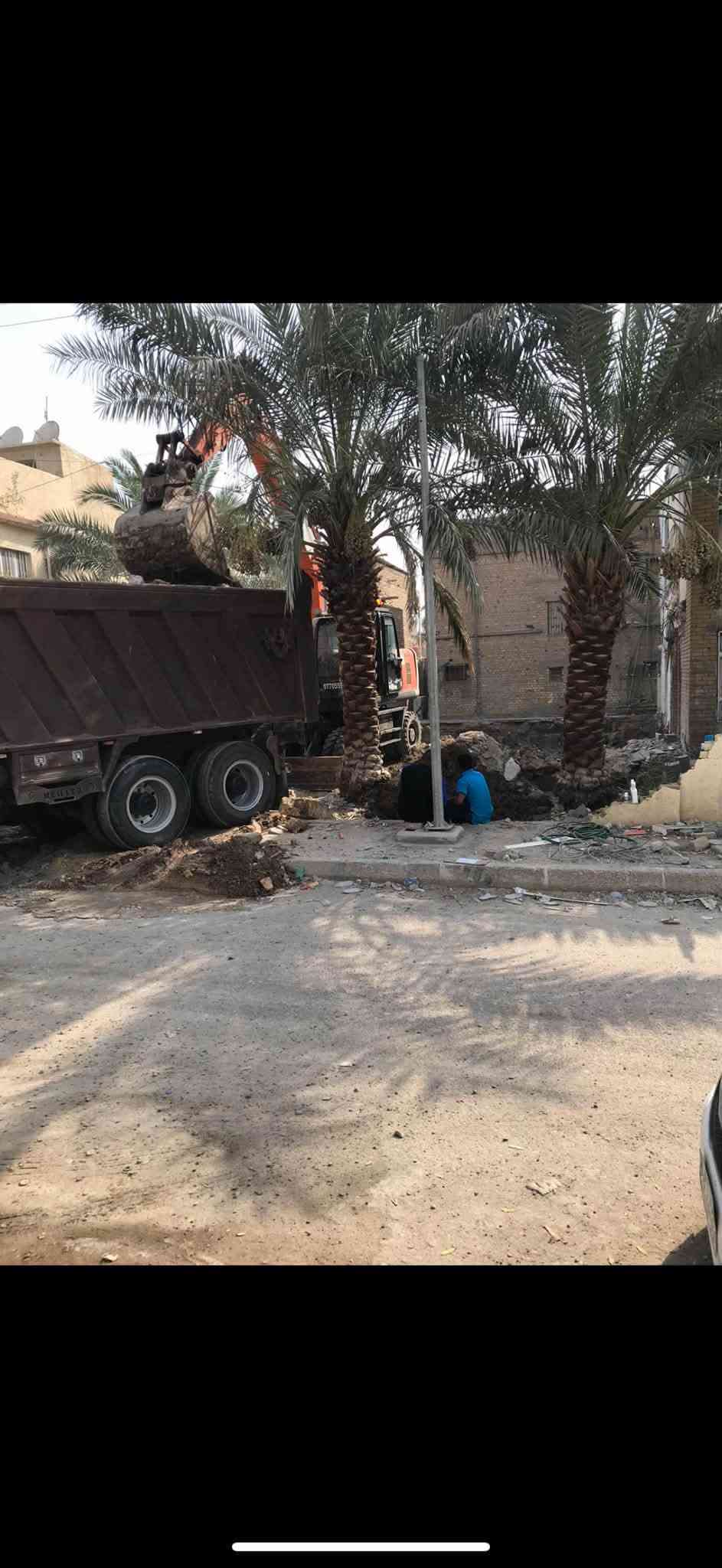 قطع بيت ٤٠٠م • تفليش ٢٠٠م • نقل أنقاض ودفن