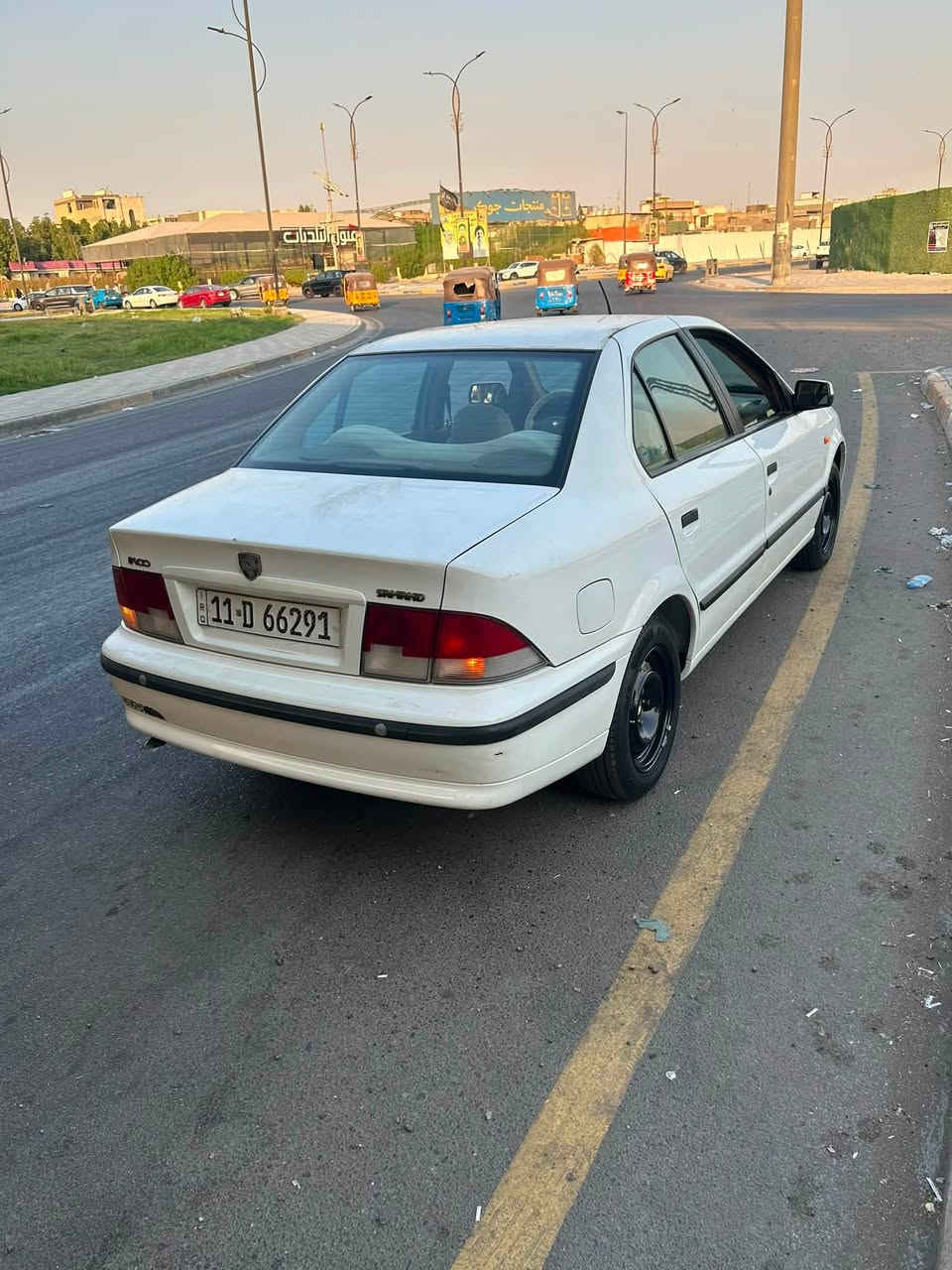 سلام عليكم سمند ٢٠١١ ناطق بيها باب مبدل وره صدر وغاز للتبريدً سياره نضيفه كلش دواخل ٩٠٪؜ نضيفه ( باتري كلج عبوه قوايش صدر امامي خلفي  تخم تاير كله جديد ) سعر ٤٥ وبيها مجال مكاني مدينه صدر ١٣٧ ماشيه)( ***********)
