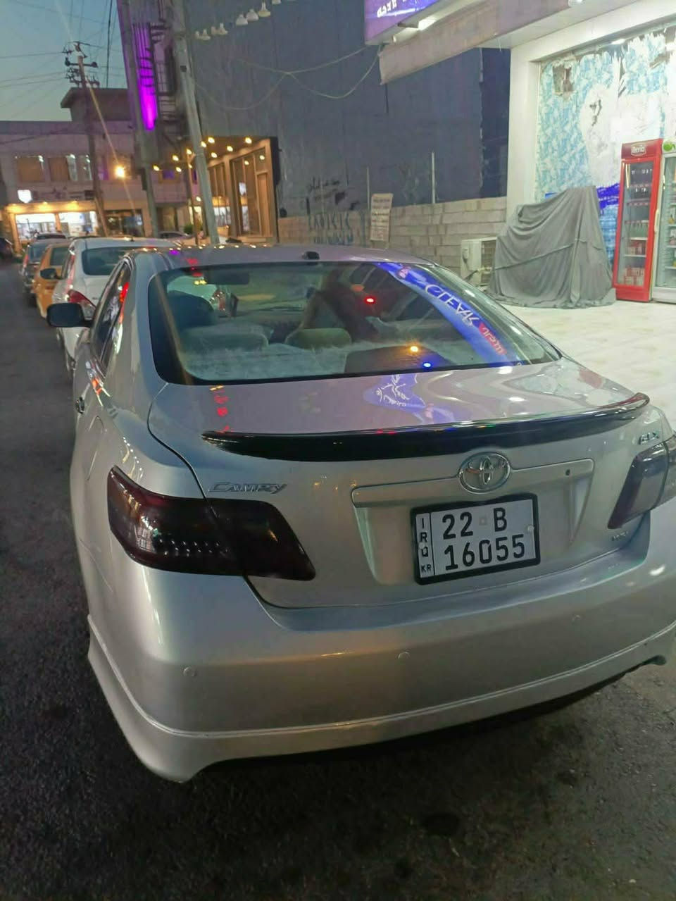 كامري 2008 GLX فول رقم اربيل كفاله فقط تبديل قطعتين 
***********
