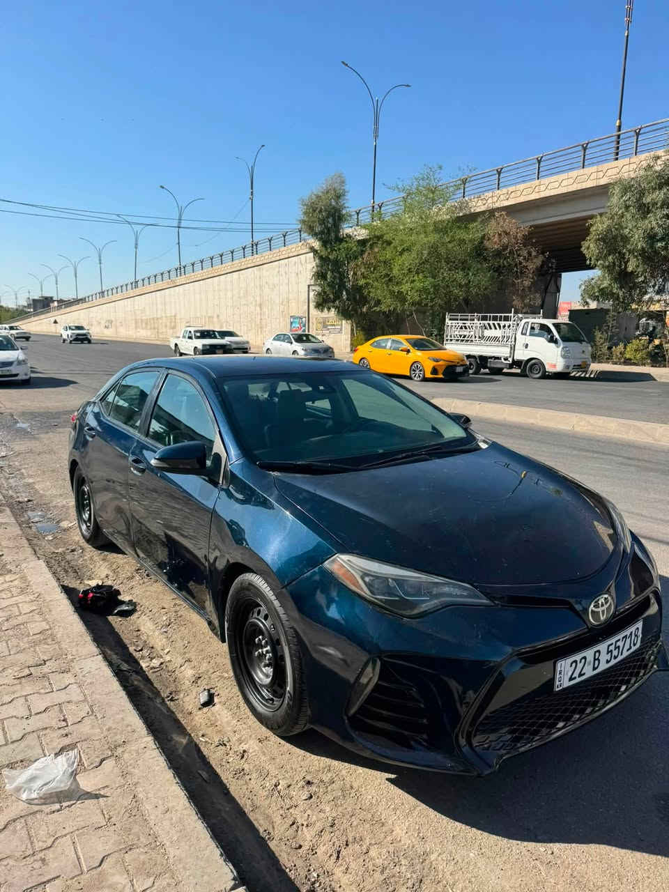 حادث امريكا باب خلفي وهلال صبغ فقط شرط الفحص بدون صبغ عدا هذني
كورلا موديل 2017 محرك كير بشرررط بچم كبس مممفتوح تبريد صدر تخم تاير صفر راديترات يرهم مراوس حسب القناعة السعر 110 بيها مجال حك الجية  ملاحضة السياره بيها شخوط خفيفة مو الكل القطع  *********** بدون دواخل شرط

