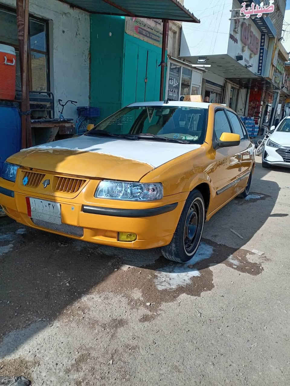 لبيع وبشكل مستعجل.. سيارة "جني" شغل وامشي!
 النوع والموديل: سمند أجره، موديل 2012.
 الحدادية: نظيفة جداً وممتازة.
 البدي: نظيف وحلو (يوجد بنيد مبدل فقط).
 التحويل: تحويل باسم المشتري في نفس اليوم (السنوية بسمي ).
 الميكانيك: السيارة جاهزة تماماً، "مال جني، تاخذ وتترحم".
 السعر: 29 ورقه وبيه مجال 

*********** ذي قار الشطره
