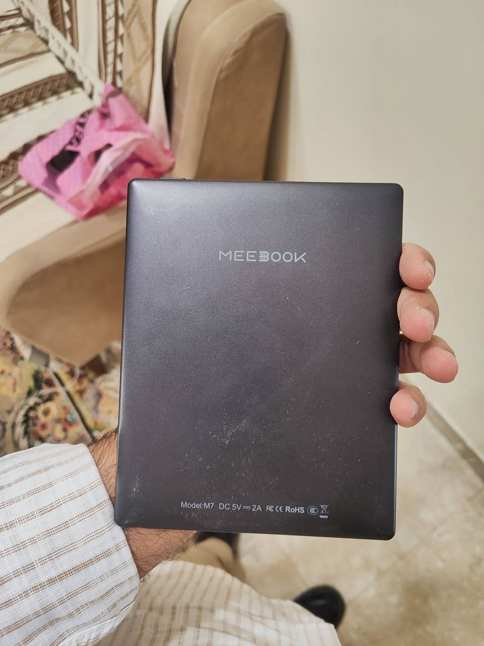 جهاز meebook حبر الالكتروني ابيض واسود ذاكرة 32
السعر 160 الف دينار عراقي مكاني بغداد 
للاستفسار الاتصال على الرقم 
*********** 
واتس اب موجود
