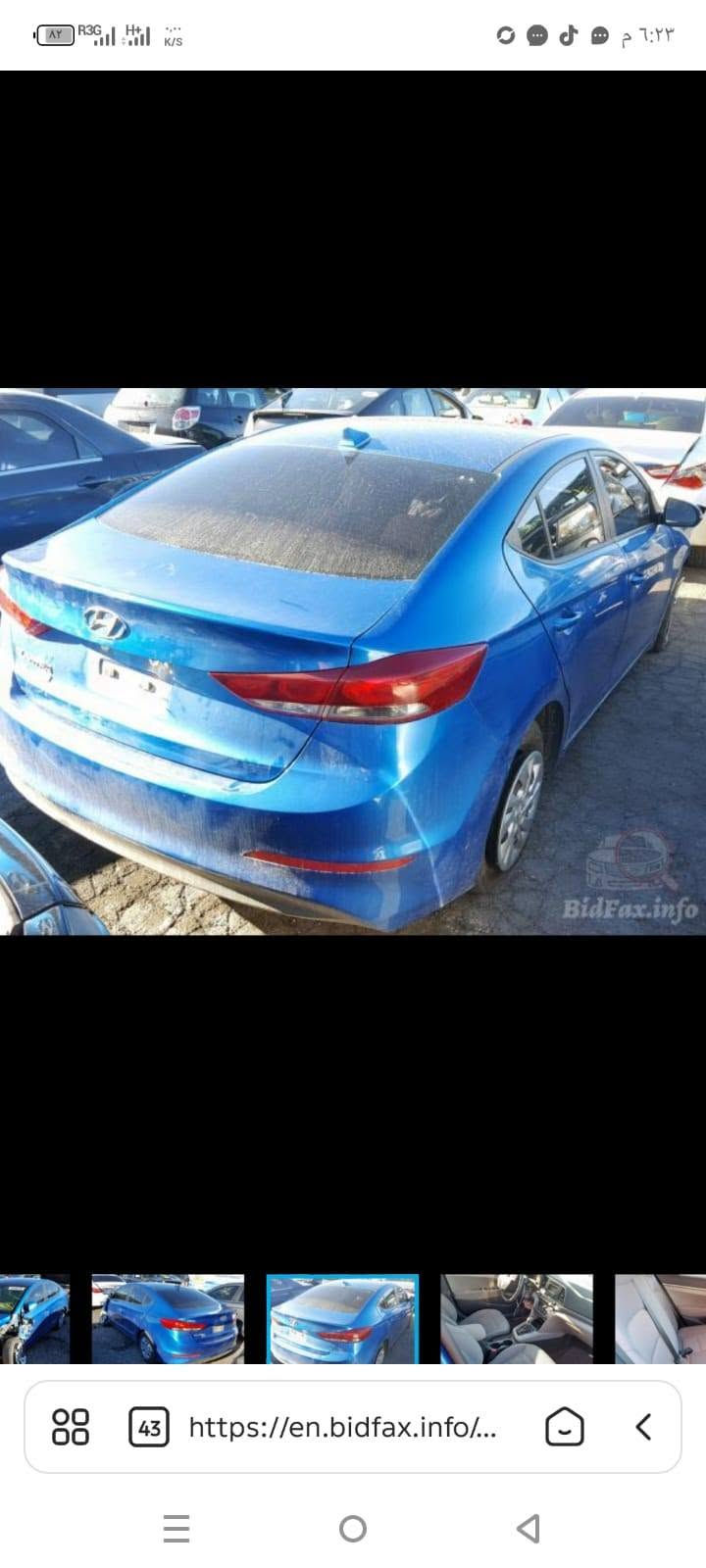 االسلام عليكم النترا ٢٠١٧ نضيفه جدآ بدون دواخل شواصي لغود سليمه بدون دواخل بدون تبديل ليبل واحد مكينه ٢٠٠٠ دوش بحاله جيده
كير ايتي بحاله جيده حجر صالنصه بلادي
تبريد ثلللج حداديه جديده ماشيه قليل رقم بغداد هزه وسنويه ولوحات جديد باسمنه شرط التحويل
تحكمات استيرن مودات قياده شاشه كار بلي
سياره جاهزه صور الحادث مرفقه ساكن الكرخ *********** السعر ١١٤

نص مكتوب في الصور:
- https://en.bidfax.info/...