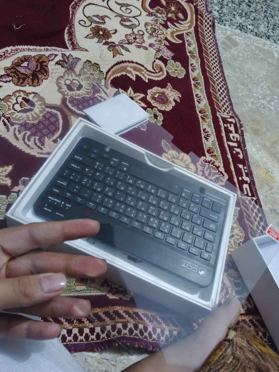 سلام عليكم ايباد جديد سعر 180 وبي مجال لطيبين ايباد جديد جديد الاستفسار  على رقم ***********مكان نجف الاشرف
