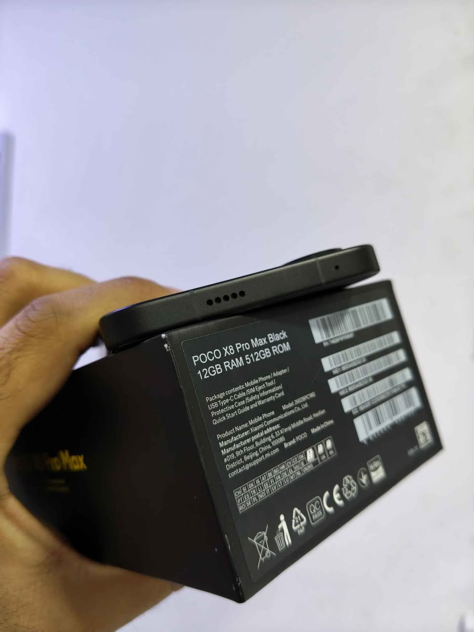 السلام عليكم للبيع POCO X8 pro max استخدام 3ايام فقط عدد دورات شحن 3 جهاز جديد ماينحسب مستخدم ذاكرة 512 عشوائية 24 كامل ملحقات الاصليه جهاز بطل المواصفات والسعر 775 الف وبي مجال مكاني البصرة *********** البصرة, العراق
