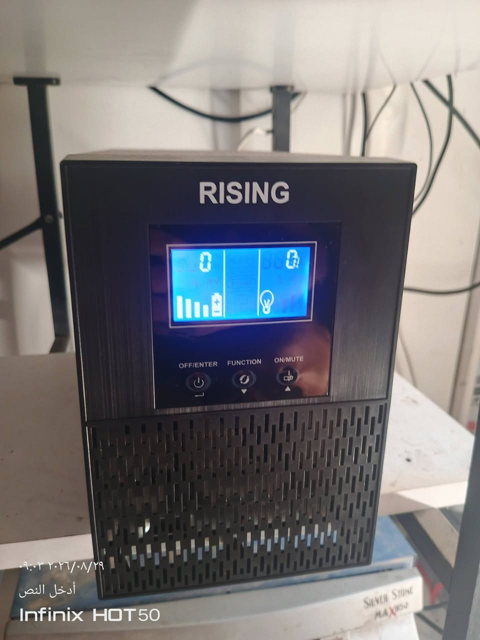 السلام عليكم
ups onlain 1kv
مستخدم اقل الاسبوع 
سبب البيع عندي عاكسه ما احتاجه 
اشتريته من المبرمج ب 220 الف
للبيع ب 180 الف قفل
مكاني حله شارع 40 
***********
