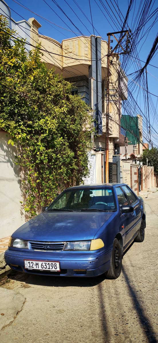 للبيع هونداي بوني
سياره نظيفه وجاهزه مال بيت 
موديل: 1994
كير عادي وتبريد 
سنويه عظم 
 بدون صبغ نظيفه السياره 
مكينه بيها اثر نفخ
جامات كهرب 
طخم تايرات وبطارية جديده
السعر 38 وبيها مجال شي بسيط. 
المكان موصل 
للتواصل ع واتساب :
 ***********
