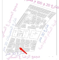 ٢٥٠م • طابو صرف • قرب مجمع الرضا