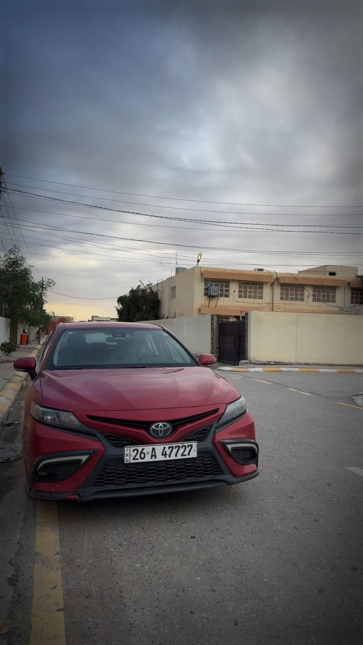 السلام عليكم TOYOTA CAMRY2023
بدون ضرر كلين 
مواصفاتSe
ماشية49ميل
داخل لونين
السعر 188
للاستفسار ***********

