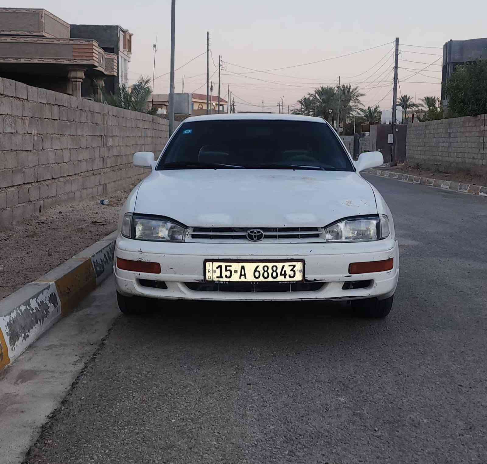 كامري موديل 93 وارد امريكي. محرك سته ..
تبريد .
غرفتها حيل نظيفه
كير و محرك. و نشاط و نعوومه خير من الله.
تايرات نظاف
باتري جديد.
السعر 48 و بي مجال قليل.
المكان عامرية الفلوجه
الاتصال على ***********
