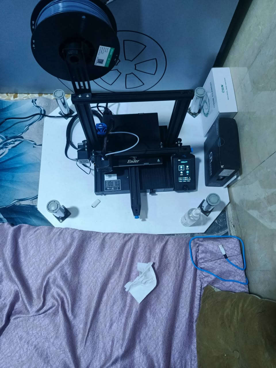 السلام عليكم بيع طابعا 3d ender-3 v2 بس اب 375 الف او وياها اثنين فلمنت

واحد pla اب لون 🖤

والاخ tpu اب لون🤍

موجوده او جديد ما مستعمل او بس والاوراق والغراض الباقيا مودوجه همين للتواصل ***********
