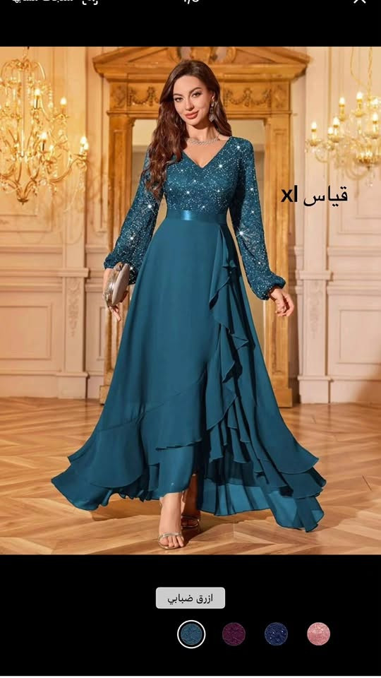 تصفيه على الفساتين النسائيه 
السعر ١٥
للتواصل عبر واتساب ويوجد توصيل بغداد وكافه المحافظات 5

                   ***********

نص مكتوب في الصور:
- M
- L
- ١٠ ٣:٤٠ 1/6
- S
- قياس xl
- ازرق ضبابي