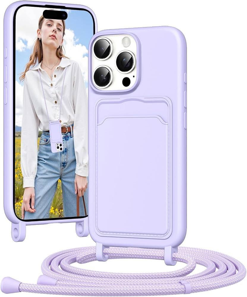كفرات هاتف ايفون XS مع حامل بطاقات وحبل كروس 
كل الأوان متوفره
اي قطعه الف

نص مكتوب في الصور:
- Upgrade Structure Detachable straps Holds a bank card Adjustable length High quality nylon rope
- Crossbody Anytime, Anywhere
- Choose your favorite hanging method
- Fashion Design
- Improve your life