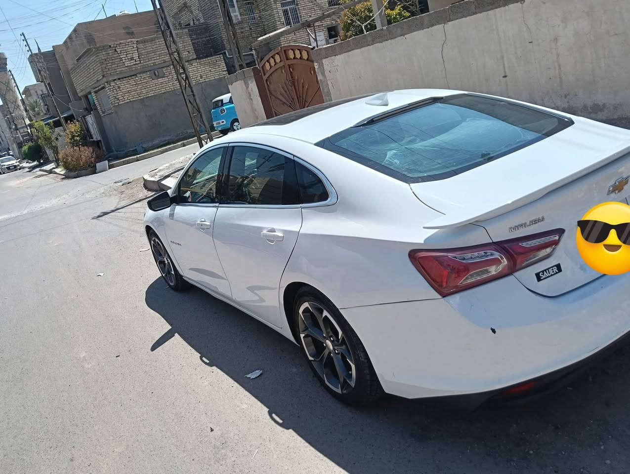 ماليبو  LT2مديل 22معروفه مواصفاتها تجي فول بغداد معوقين ماشه57كيلو وليس ميل سياره جديده حادث مريكا جاملغ خلفي بدون دواخل وربع البنيد صبغ ومعدل بكانه بدون فتح وبدون تبديل سعر115 تليفون ***********
