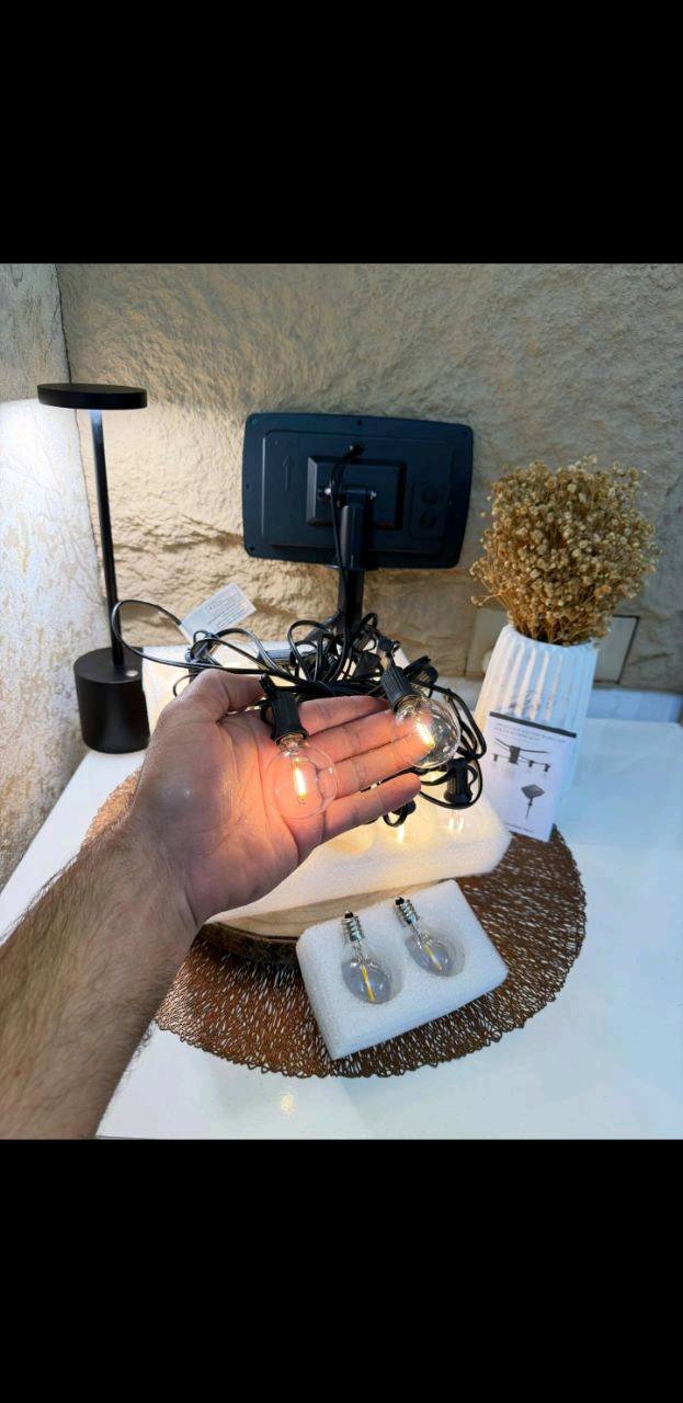 نشرة ضوئية مصابيح💡

تجنن تستعمل داخل او خارج المنزل

تعمل بالطاقه الشمسيه والشحن
 
تتضمن25 قطعه ضوء 

الطول6 متر 

السعر 15 الف
بصره 3 محافظات 5