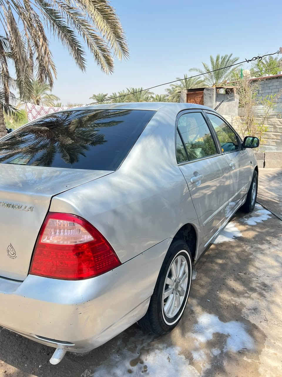 سلام وعليكم كورلا بكاتشو 2006  للبيع سياره جاهزه حداده تخم تاير صارله يومين من شاده تبريد شغال تدفئه  صبغ عام بيهه جاملغ امامي مصلح وشوي بجاملغ الخلفي موضح بصور سياره خير من الله مكينه وكير كفاله رادلهه ترتيب بصيط كلش مكاني بصره الهارثه السعر 70 وبيهه مجال بصيط ***********
