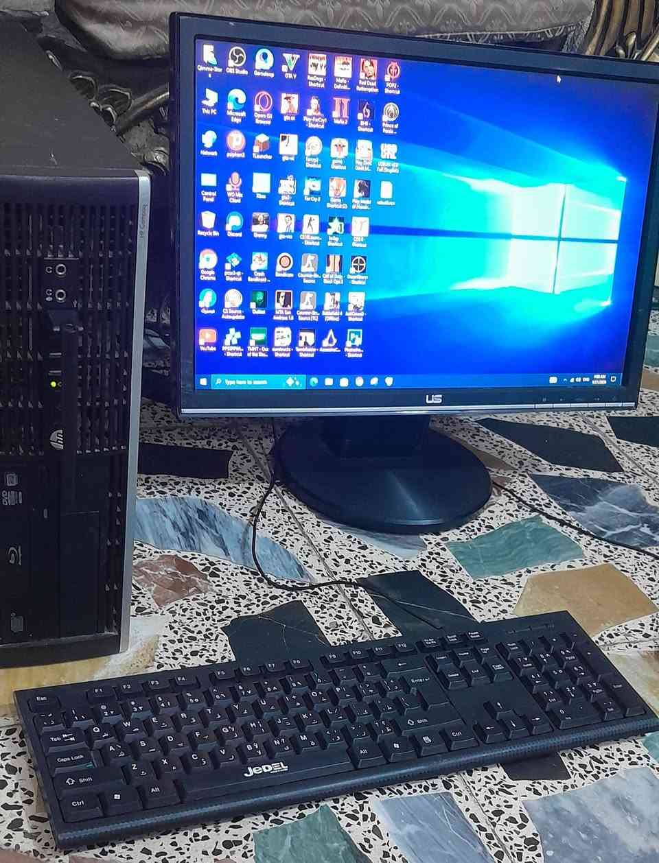 سلام عليكم pc للبيع
كوراي فايف جيل ثالث رام 8GB هارد 585GB HDD للالعاب وهارد 128GB SSD للنظام الويندوز 10 اخر تحديث كارت شاشة 2GB GTX 1060 كيبورد ماوس العاب بيها بحدود 48 لعبة من ضمنها GTA بكل اجزائها وبوبجي وبيها نظام العاب PS2 و PSP  وبيها روبلوكس PC جاهزة من كلشي شغل والعب السعر 275 وبيها مجال بسيط العنوان بغداد العبيدي شارع 20 للاتصال ***********
