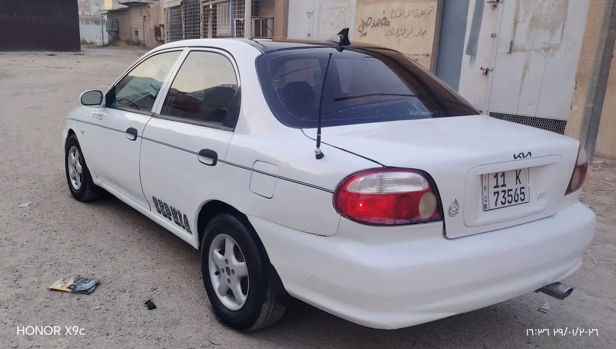 كيا سيفيا  موديل 2000  اوتماتيك رقم بغداد انكليزي مداور ثاني يوم / حدادية وگير ومكينه خير من الله. تبريدها عاطل. نقص غاز   محرك 2000.   / 4 سلندر  مصبوغه  جمالية. ترايك للموصل. السعر. 40. ***********. كربلاء /  ميثم التمار
