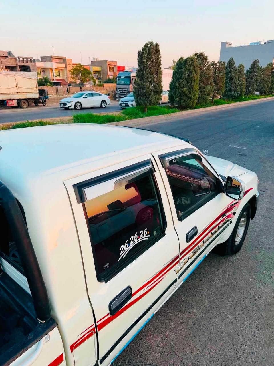 رەقەم تەلەفۆن (***********)
دێر مۆدیل ٢٠٠٦ مەکینە بەخ بیلادی جام کارابای گێر و مەکینە و ئاکسل و شانسی هەمووی بەشەرت رەقەم هەولێر بەناو کردن و غەرامە بەشەرت  ٣ وەرەقە غەرامەی لەسەرە دوای ماحمەلە دەگەرێنمەوە بۆت زۆر خاوێن ماوەتەوە نرخ ٤٩ وەرەقە و مەجال أربيل, العراق
