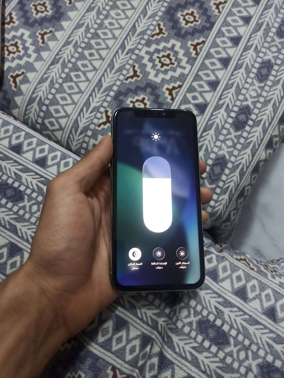 📱 آيفون 11 برو 
🔹 مبدل شاشة أصلية
🔹 الذاكرة: 64GB
🔹 البطارية: 75%
🔹 السعر: 185 ألف دينار
رقم تلفون :***********
