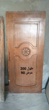 ٦ أبواب خشب • باب حمام المنيوم • شباك PVC ٣ مقاطع