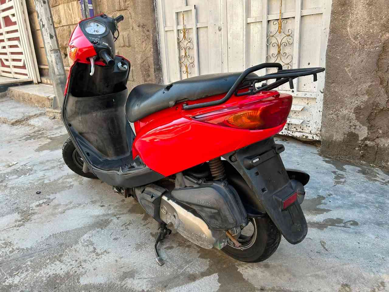 سلام عليكم
بريز نوزل دراجه رمبه جديده مكينة برغي ممفتوح بيه فقط كفرات تجاريه كامله مابيه نقص 
مكاني شارع فلسطين  ***********

