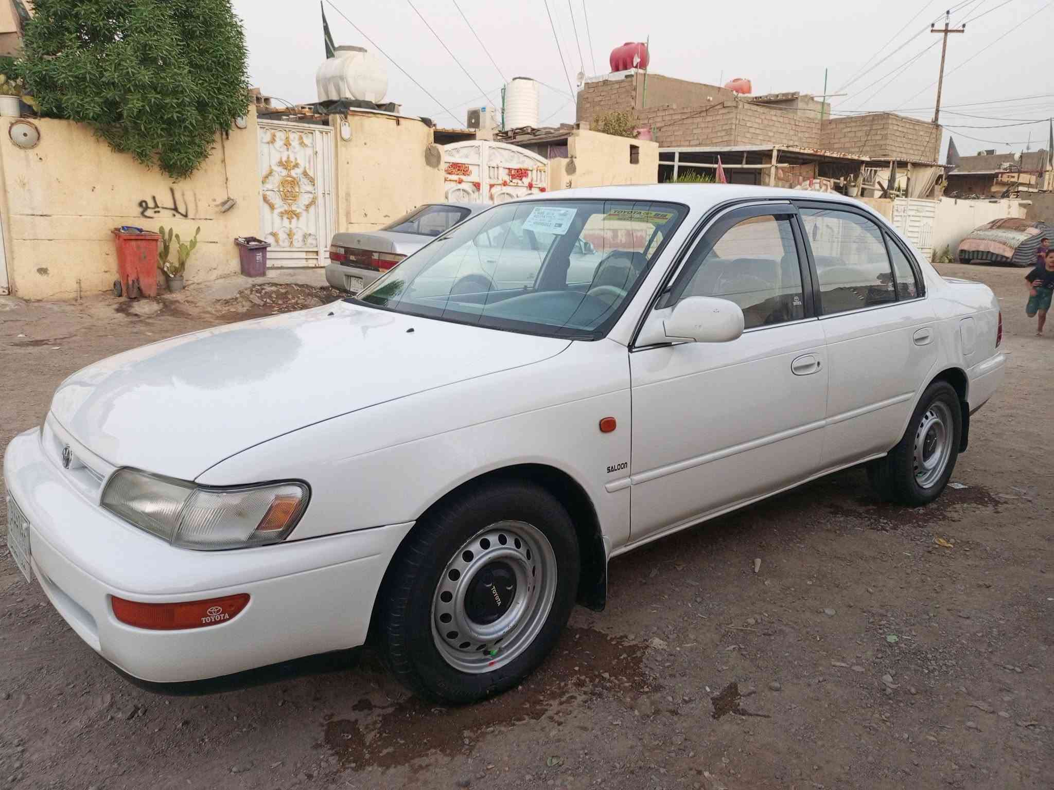 السلام عليكم كورله للبيع موديل 94رقم بغداد سياره مكفوله كفاله عامه ماعده الصبغ مكينه كير حداديه جاهزات تخم تاير  تبريد شغال مكان واسط النعمانيه ***********
