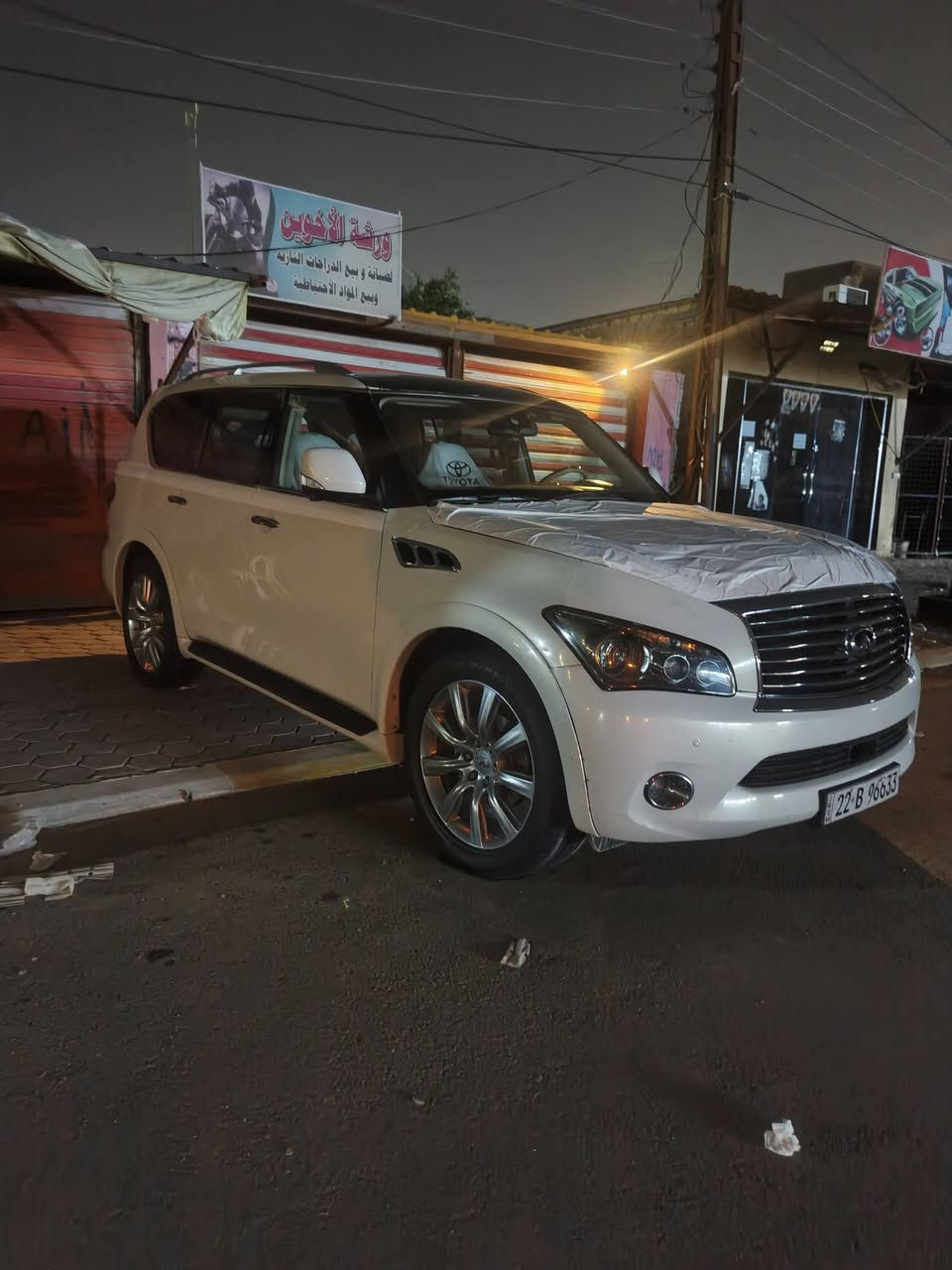 للبيع أو مراوس
نيسان انفنتي Qx56 موديل 2011 رقم أربيل مميز السيارة كفالة عامة من الضربة والصبغ
السيارة فول مواصفات شتريد بيها 
ماشية تقريباً 150 
السيارة بحالة الوكالة كلها على وضع الشركة ماملعوب بيها أبد
لكن صار بيها مشكلة بالمحرك ابيع طافية علمود لا اتعبني ولا اتعبك 
السيارة جاهزة من كلشي تخم تاير حدادية منظومة تبريد منظومة بانزين ماعايزها أي شي 
سعر السيارة 130 وسعرها مناسب ماكو هيج سعر
ومكانها ب الديوانية 
وهذا رقمي ***********
