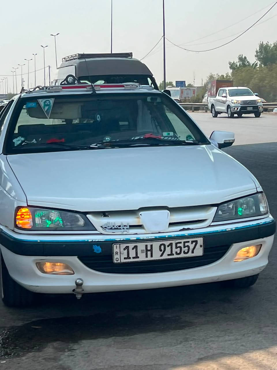 السلام عليكم بيجو بارص مديل 2020 
بيع فقط السياره هيه وعراضها 
سيبايه حيدر سحاره 
سطاب ابتر ايراني 
شمعه اصليه 
منضومه زنون عالي 
تحويره ١٤ خط ابيض 
السياره بيها جاملغ ونبيد طاير عل قماره 
سياره جاهزه للاخير كير مكينه صدر كفاله 
السعر ٥٨ وبيها مجال 
***********
