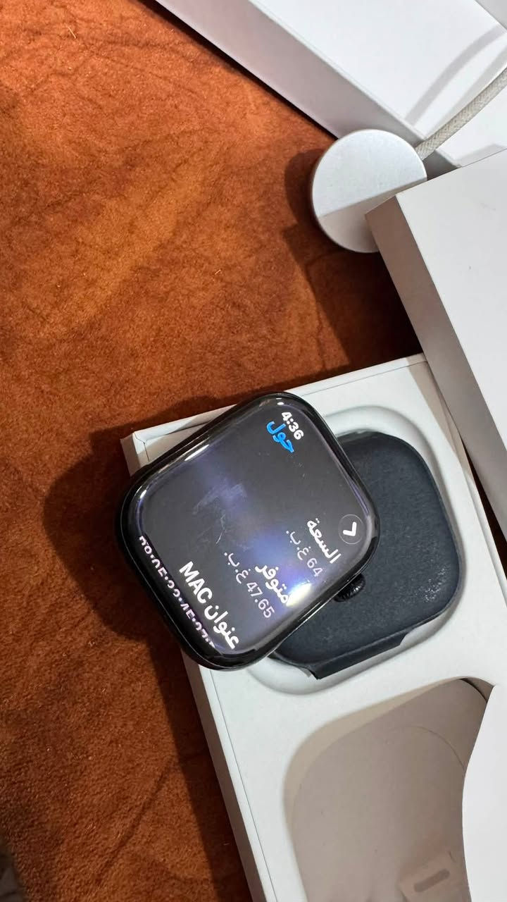 ساعة ابل جيل 11
⌚ Apple Watch Series 11 – 46mm

ساعة استخدام قليل جدًا، ولا تزال ضمن ضمان الشركة كما موضح في موقع Apple بالصورة.

🔹 جميع الملحقات أصلية:

* سير أصلي من الشركة
* كيبل شحن أصلي
* الكارتون الأصلي

✨ الحالة: نظافة 99% — أنظف من الصور
🔋 البطارية: 99%

💰 السعر: 430 ألف دينار
يوجد مجال بسيط جدًا للتفاوض.

🚚 يتوفر توصيل

📞 ***********
مكان الناصرية
