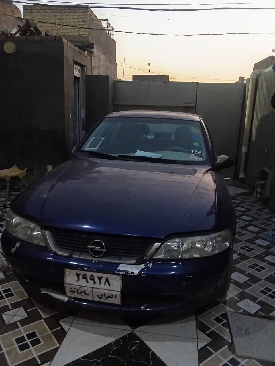 السلام عليكم أخوتي الأعزاء أوبل فكترا 96 نفخ محرك 20 مسكر أوتوماتيك لون نيلي رقم سليمانيه قديم سيارة بلاديه عوزها ترتيبات بسيطه السعر 35 وبيها مجال لأي أستفسار الأتصال ع الرقم *********** مكاني واسط قضاء النعمانيه
