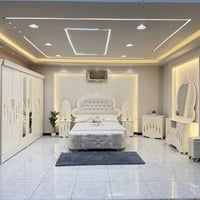 مليون  فقط😍 غرف نجاره عراقيه 💯💯 تتكون من 8  قطع  عرض الكنتور 3 و20سم ا...