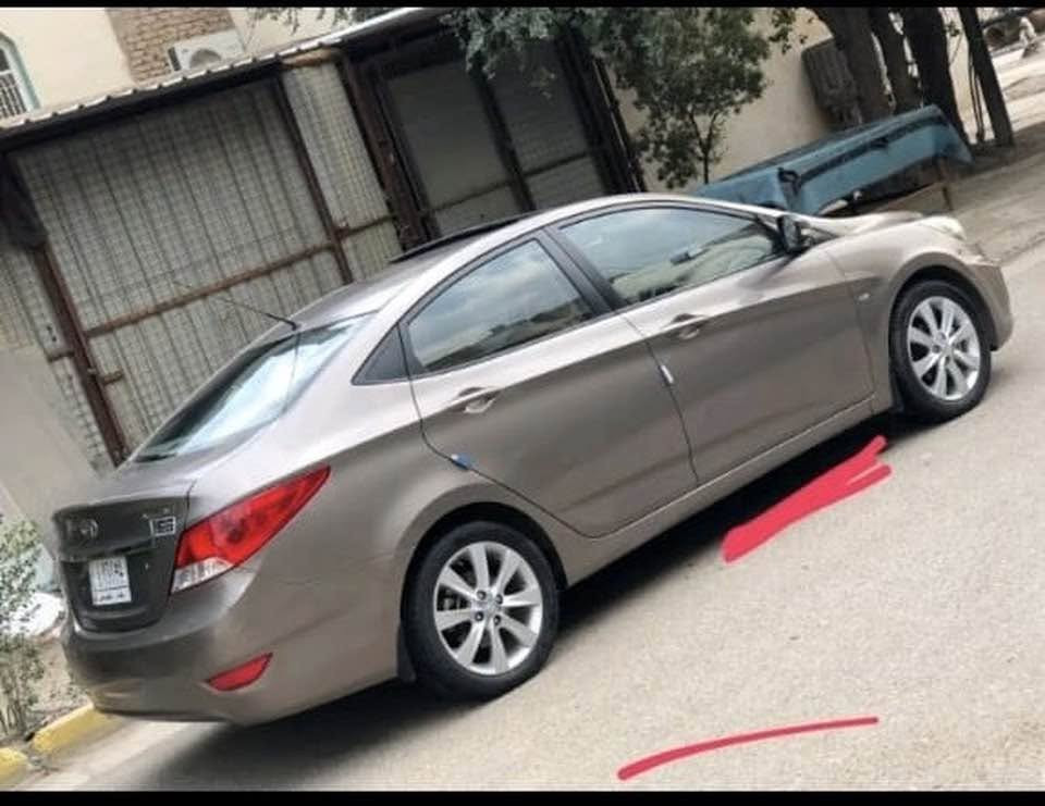 يا الله

هونداي اكسنت 2012 خليجي مضلع 

السياره فول 1/1 جديده  

السياره ماشيه 180 الف 

فتحه سلايت 

اشاير مري 

داخل بيجي 

تحكم استيرن 

ويل 16 تخم تاير جديد سبير منازل 

محرك 1600 

السعر / ٩٥

رقم بغداد بسمي دولي 

مكان السياره بغداد مدينه الصدر حي الكوفه  

رقمي***********
