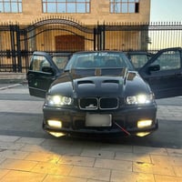 بي ام E36 للبيع موديل ١٩٩٥سستم صوت وشنايزر بدي كت كامل   مكينه ٢٥ مسكر...