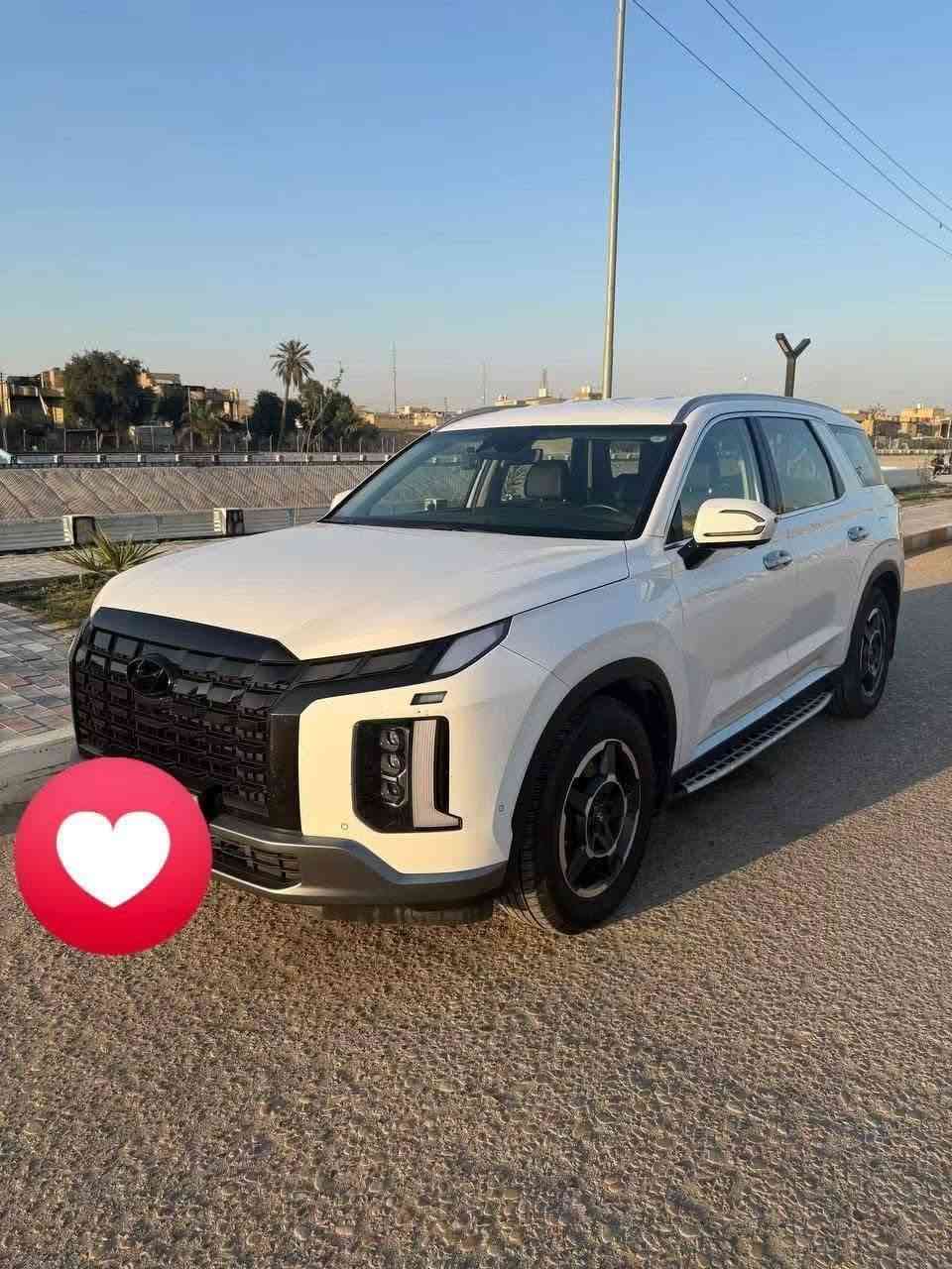 السلام عليكم
هيونداي بليسايد 2023 
أبيض
وارد كوري
مكفول
فول مواصفات عدا الفتحة 
أربع كامرات 
رادارات 
نقاط عمياء 
تحديد مسار 
قيادة شبه ذاتية 
تشغيل عن بعد 
تقديم وترجيع عن بعد 
دوسات بلادية
رقم أربيل 
بالإضافة إلى بعض المواصفات المعروفة 
السعر : 33000دولار قابل للتفاوض 

للاستفسار الاتصال على 
***********
