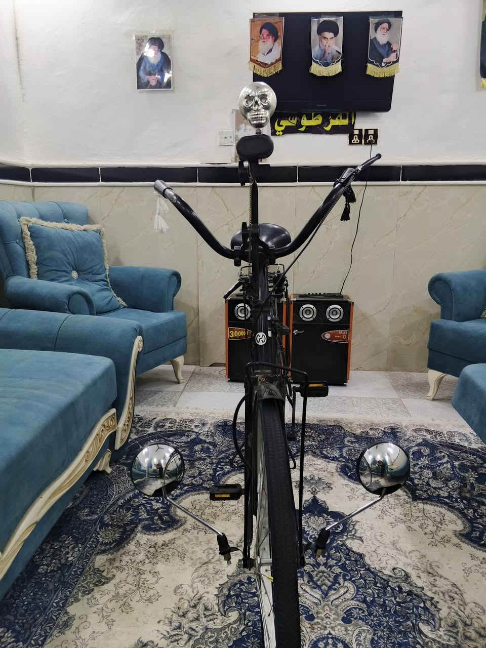 السلام عليكم بيسكل بناتي مديل 15كلشي ما مبدل بي شركه  ATبيسكل نضيف نضافته 80٪ 115وبي مجال التواصل ***********
