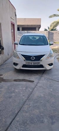 نيسان سني موديل 2020لون ابيض رقم اربيل باسمي ماشيه 136 كير محرك خير من...