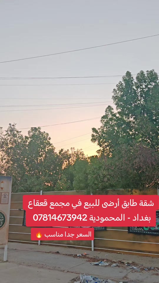 طابق أرضي • حديقة • كراج كبير