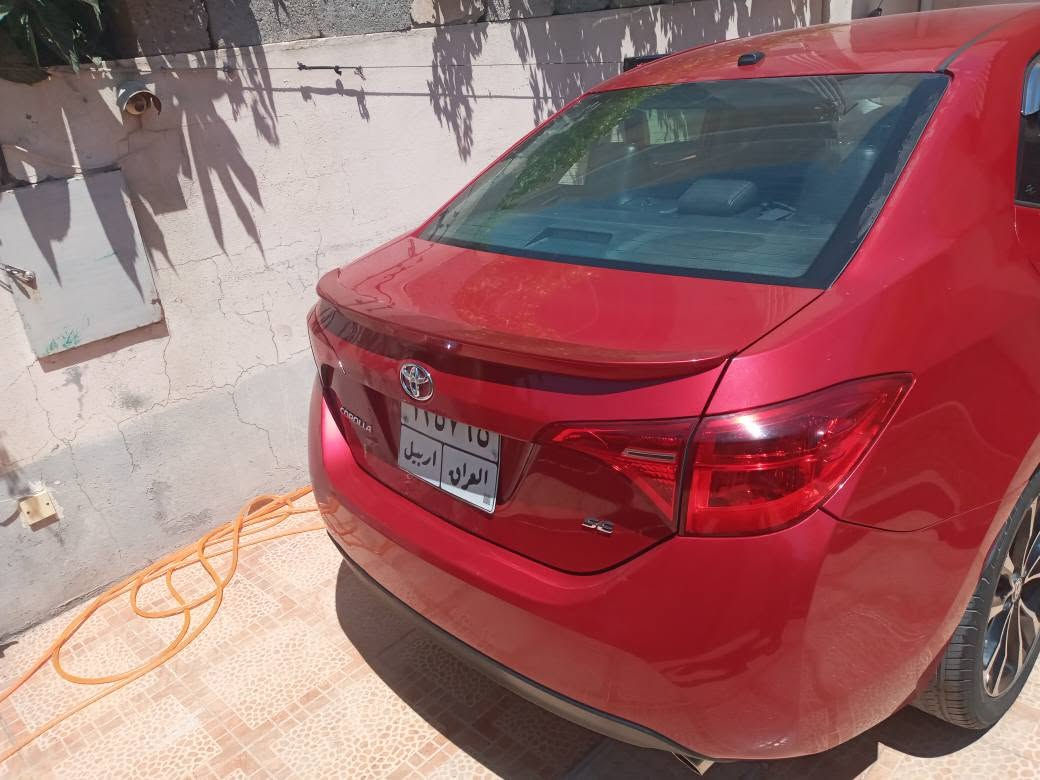 كورولا ١٧ SE امريكي  فول كامل عدا الفتحه معروفه مواصفات الSE
صبغ فقط البنيد وبيها مكانين بارد وكم رصعه بالقماره حالوب بسيط وقليل للاستفسار خاص او اتصل على الرقم *********** بي واتس اب أربيل, العراق
