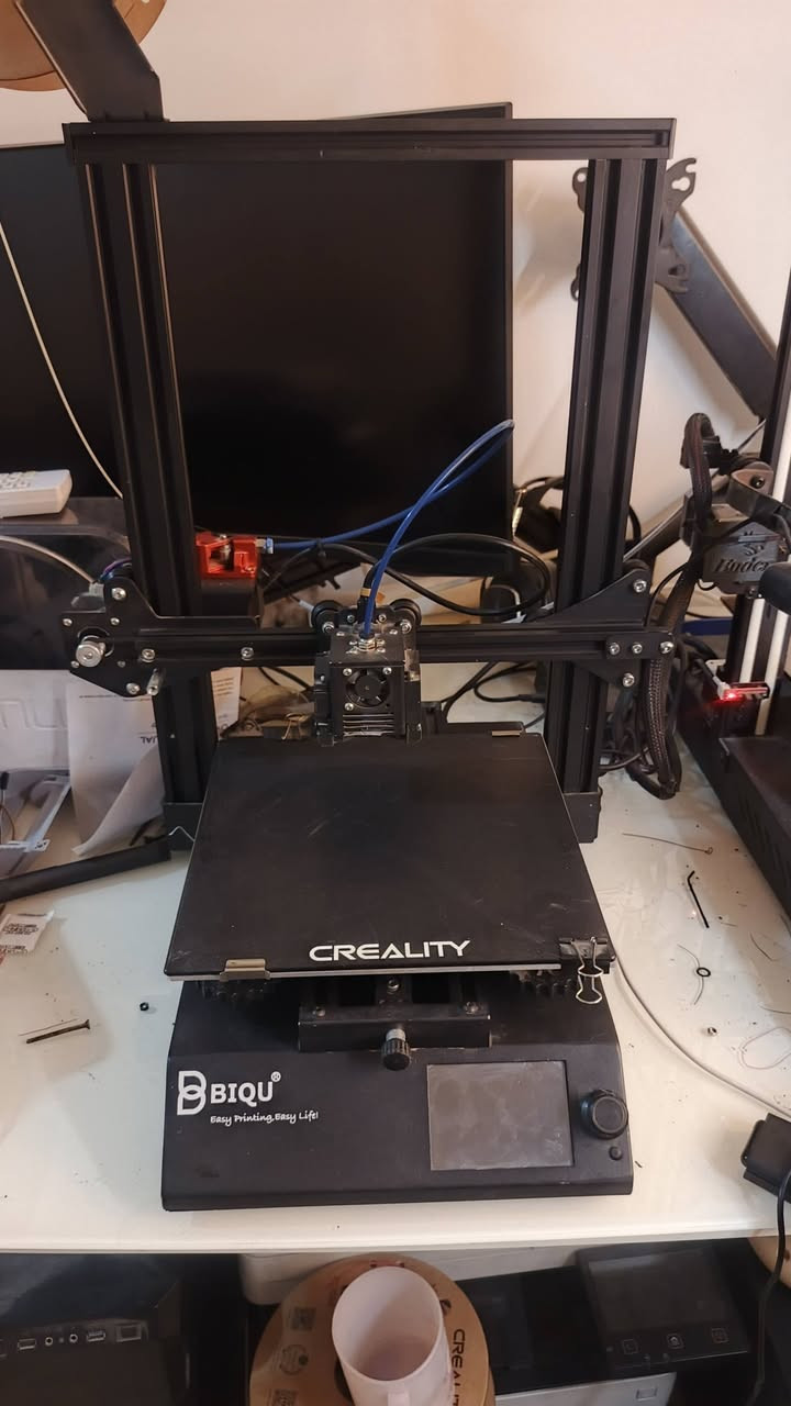 طابعات ٢ للبيع
Ender 3v2
Bique b1
كلهن جاهزات ومزودات باكسترودرات متفشلك وتترحملي عليهن
سعر كل وحدة ٢٠٠ الف عراقي وانطي بيهن ضمان
للعلم الطابعات مو مال بالة اني مشتريهن من متاجر بغداد اوروك و ستيمرز
***********
