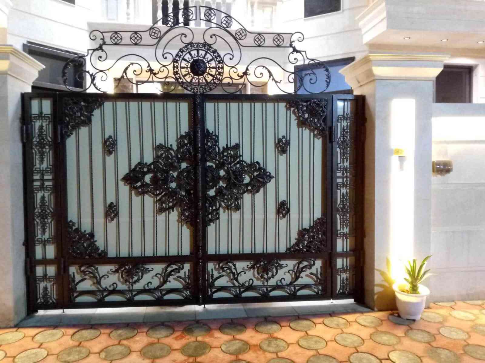 أبواب خارجية • فاخرة • حديد صناعي