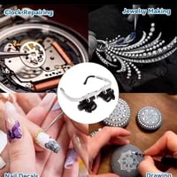 نظاره مكبره مع لدات تفيد لصيانه الساعات والاعمال الدقيقه السعر 8000 يت...