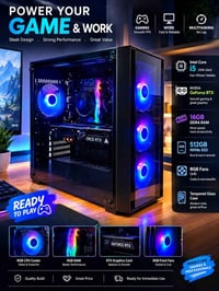 كرت 3080 • i5 14400F • شاشة 2K 180Hz