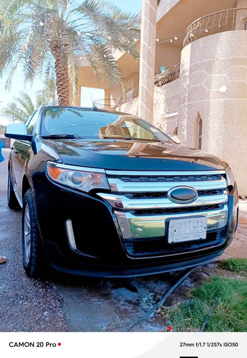 سلام عليكم
فورد ايدج موديل 13 
خليجي
شركه نيفا
بدون حادث
فقط عندي انضربت باب السائق
فول مواصفات عده البصمه 
6 سلندر 
شاشه لمس
كشنات جلد
تبريد قطعتين
صدر جديد
مكينه مكفوله
تحكمات استيرن 
بيها هوايه مواصفات
السعر 125.  وبيها مجال
مكاني بغداد التاجي
رقم الهاتف ***********
