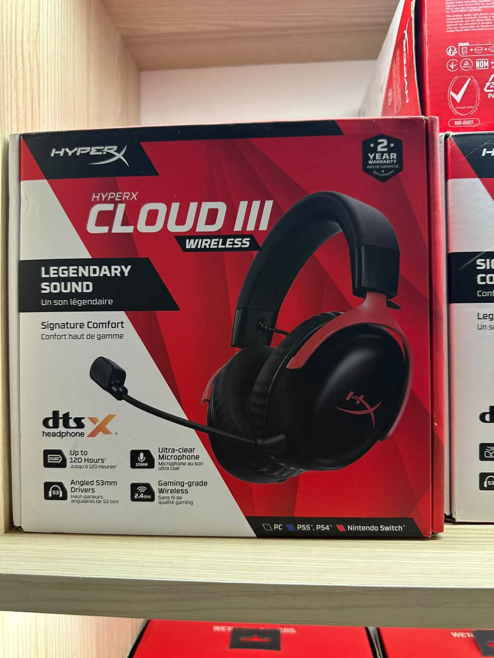 SHEX PC
1- HYPERX CLOUD II NEW 🆕 
2- HYPERX CLOUD II CORE WIRELESS OPEN BOX 
3- HYPERX CLOUD lll OPEN BOX
4- HYPERX CLOUD lll WIRELESS NEW 🆕 
5- HYPERX CLOUD lll WIRELESS S OPEN BOX 
6- RAZER BLACKSHARK V2 X NEW 🆕 
7- LOGITECH G432 NEW 🆕 

توصيل لجميع المحافظات 🚚 
📍دهوك السوق شارع دورة كورك
📩 للطلب والاستفسار
WhatsApp ‪+964 773 416 8767‬L
