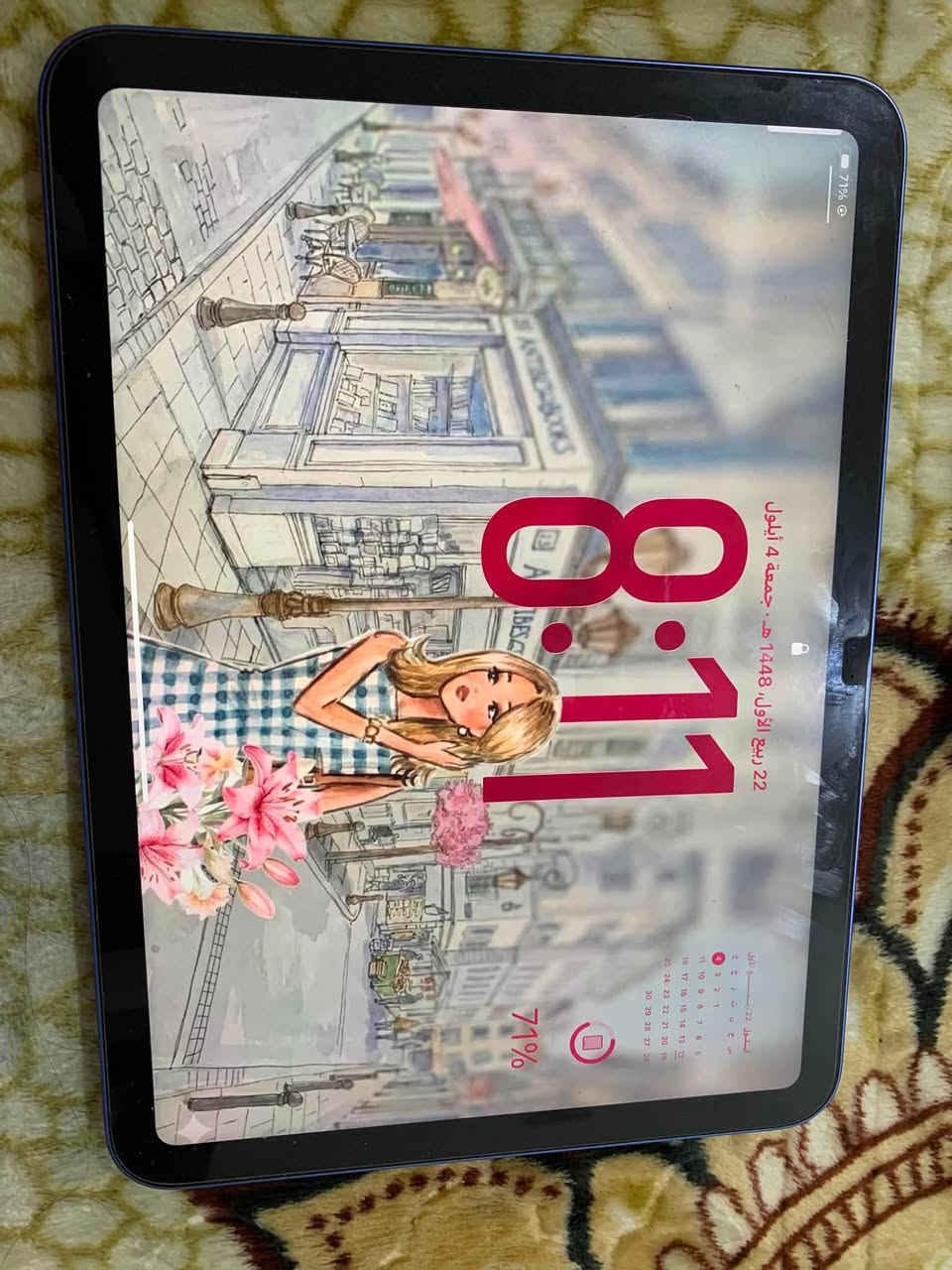 ايباد جديد مابي اي كسر ولا ضرر السعر/ 550 الف وبي مجال ***********
الجيل العاشر / ذاكره 64 / لون ازرق/ قلم +كفر+ شاحنه ( كامل المواصفات)
