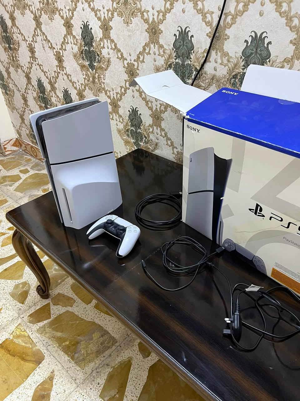 🔥 للبيع PS5 Slim سعة 1 تيرا 🔥
✨ نظافة 95%
📦 كارتونة
🎮 كامل ملحقاته
📀 ويا قرص Uncharted
🔒 الجهاز لوك ستيكر
🔧 ما مفتوح ولا مصلّح

📩 للتواصل عالخاص بالصفحة أو واتساب:
***********

📍 الموقع: بغداد
