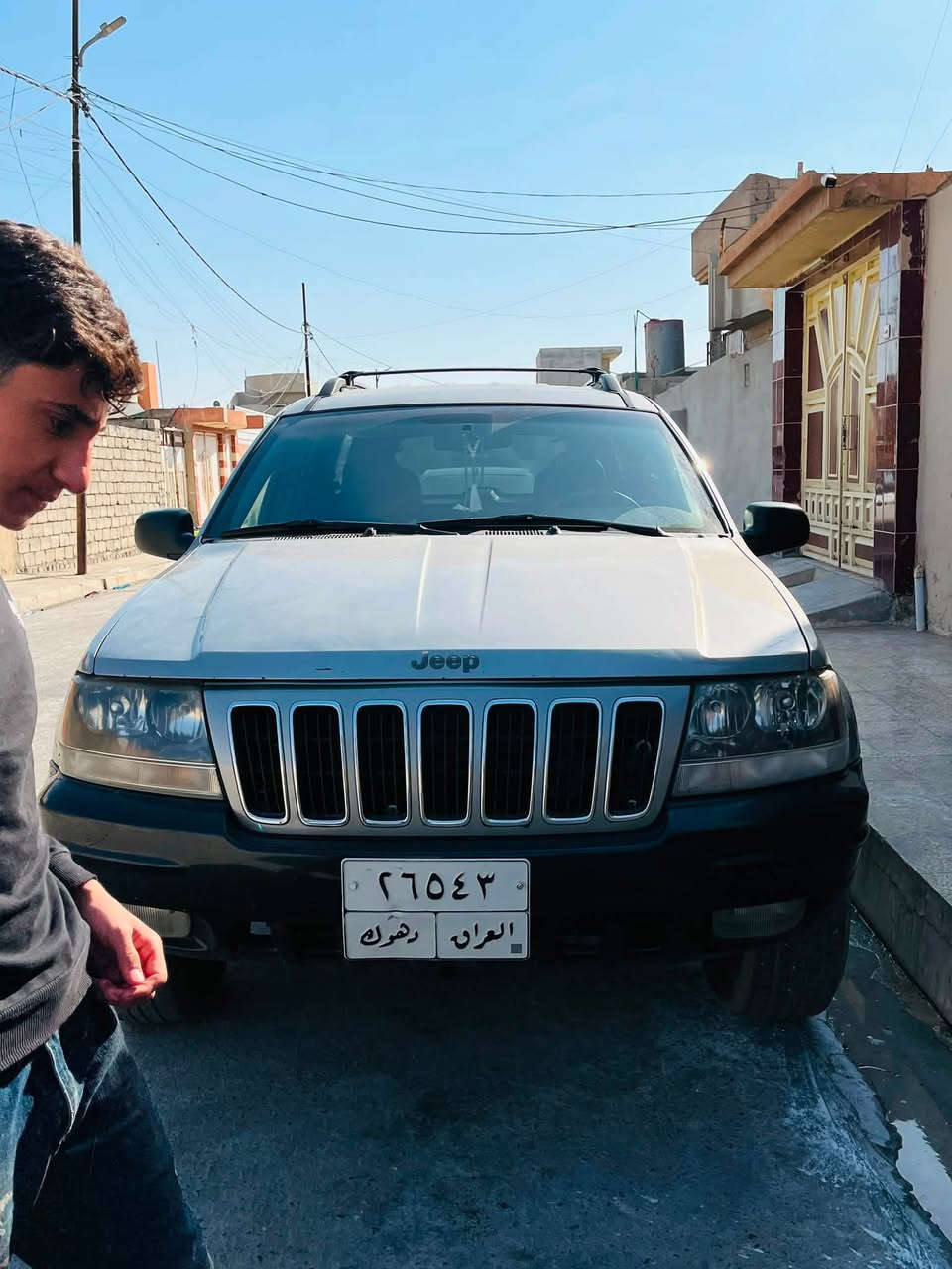 مكلف بالنشر
جيب شيروكي (شخاطة) موديل 2000 
مكينه 6 تبريد ثلج السياره مفكوله كفاله عامه مكينه وگير ومن الصبغ والضرر والبارد ✨🙌
شرعيها صاحبها نفسو تحويل ثاني يوم 
السعر 65 $ الاتصال بالرقم ***********
