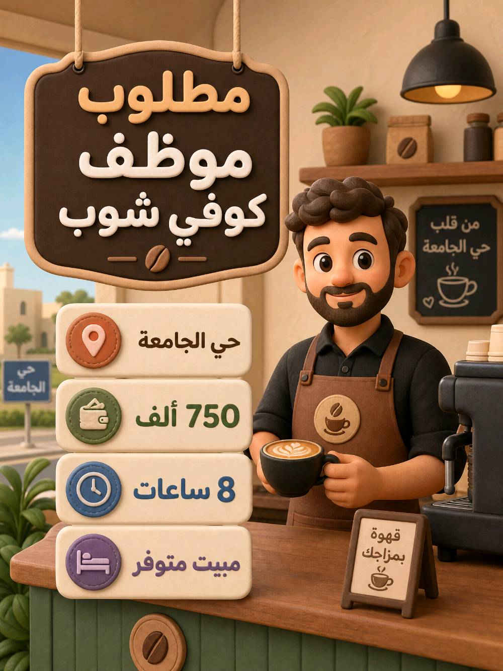 💫 بوابتك إلى غدٍ أفضل
نجمع لك فرص عمل متنوعة في مكان واحد، لنختصر عليك الطريق ونوصلك إلى ما يناسب طموحك. تواصل معنا، ودعنا نأخذك إلى حيث تنتمي مهاراتك 💙📲
للاستفسار على الرقم *********** واتساب
