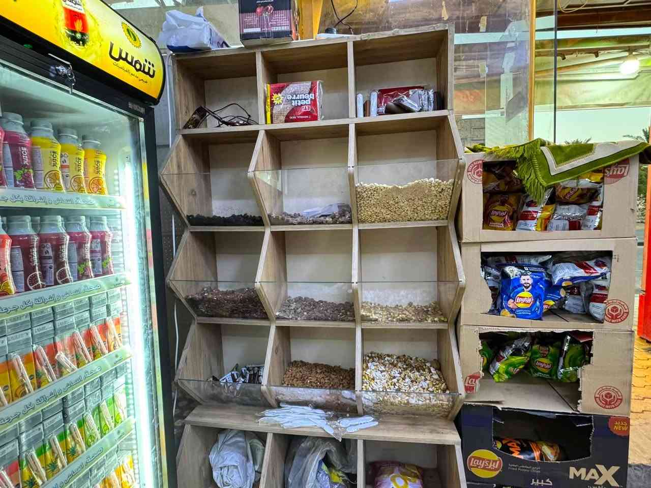 اسواق مواد غذائية جاهز للعمل 
📍 كربلاء – باب بغداد، قرب فندق البارون – عمود 21
الاسواق جاهزه وكامله للعمل مباشرة ويحتوي على:
12 عارضة عمودية
2 مجمدة
عارضة كرزات
3عارضات جبس
سستم كاميرات مراقبة
سبلت
بضاعة كاملة وخير من الله
💰 البيع شامل البضاعة والمعدات والموجودات.
للاستفسار 
***********
***********
***********
